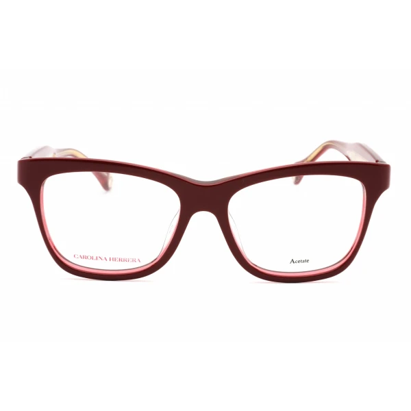 Eyeglasses Carolina Herrera CH 0016 Burgundy Clear Lens 2 1