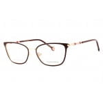 Eyeglasses Carolina Herrera CH 0031 Gold Burgundy Clear Lens 1 1