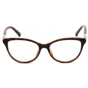 Eyeglasses Swarovski SK5311 Dark Havana Clear demo lens 2 1