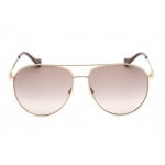 Sunglasses Gucci GG1088S Shiny Gold Gradient Brown 2 1