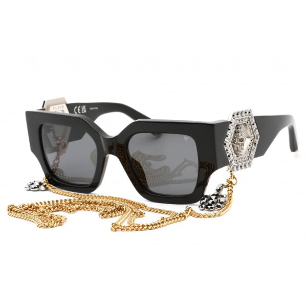 Sunglasses Philipp Plein SPP103S Black Smoke 1 1