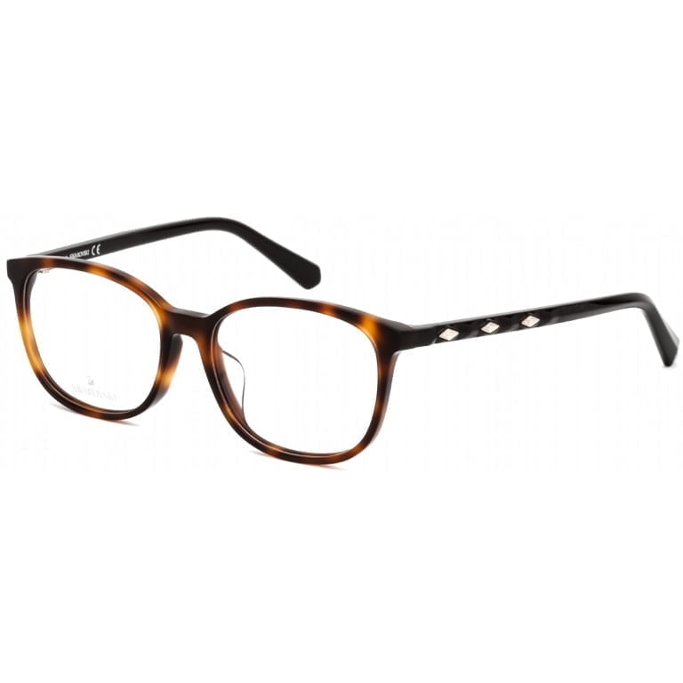 designer glasses frames swarovski sk5300f darkhavana 1 1