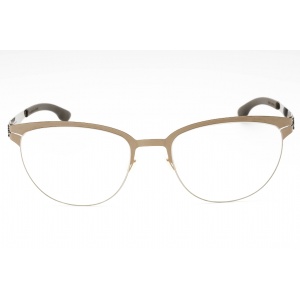 Eyeglasses IC Berlin The Ingenue Shiny Bronze Warm Grey Clear Lens 2